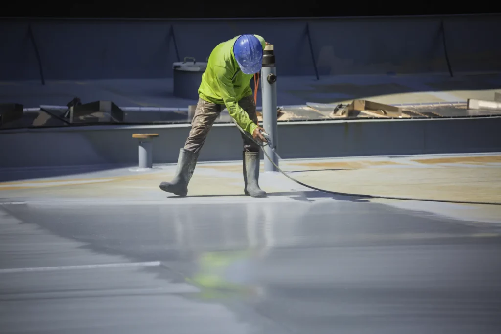 Industrial roofing sealing